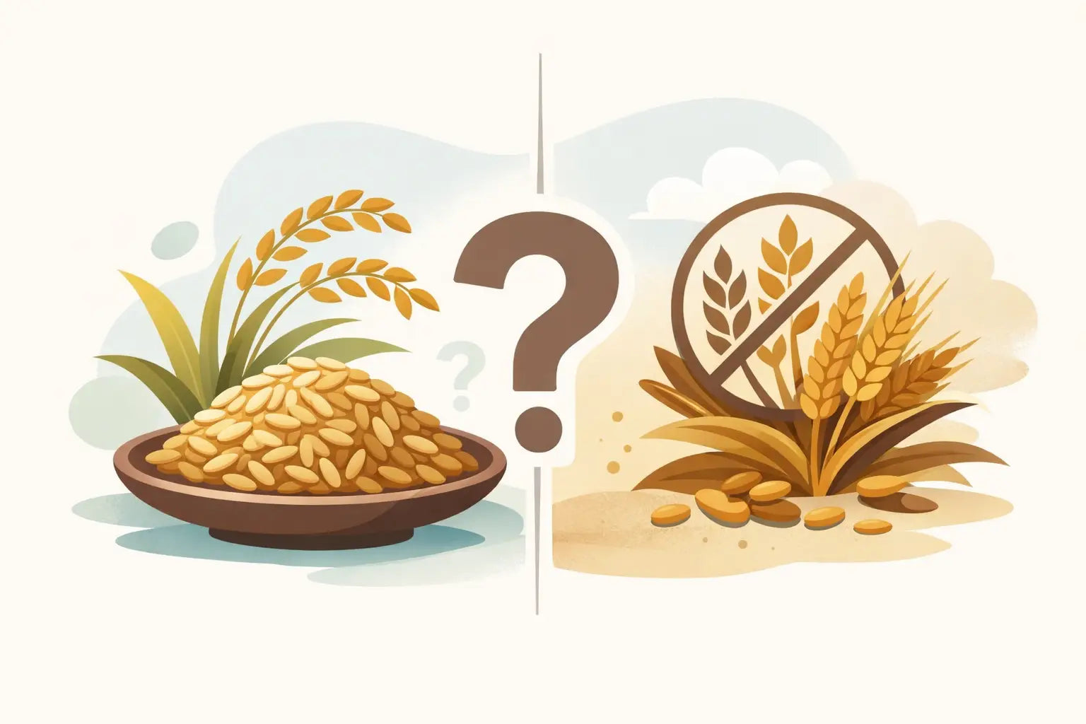 ¿El arroz integral tiene gluten?