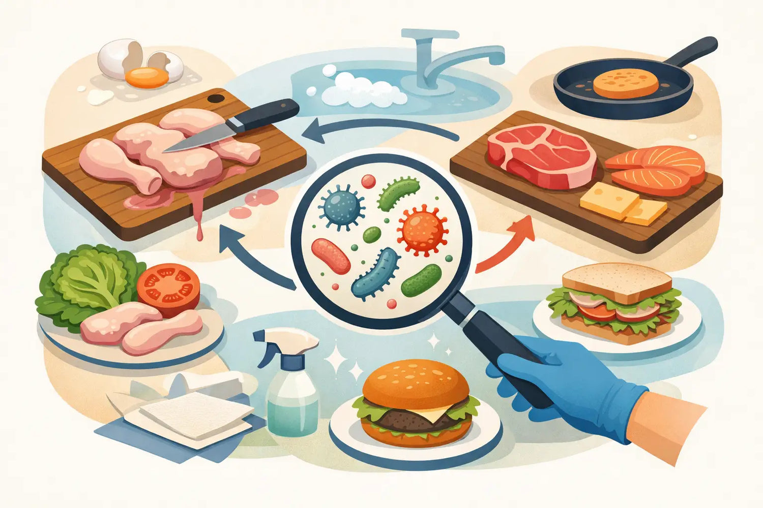 Qué es la contaminación cruzada alimentaria