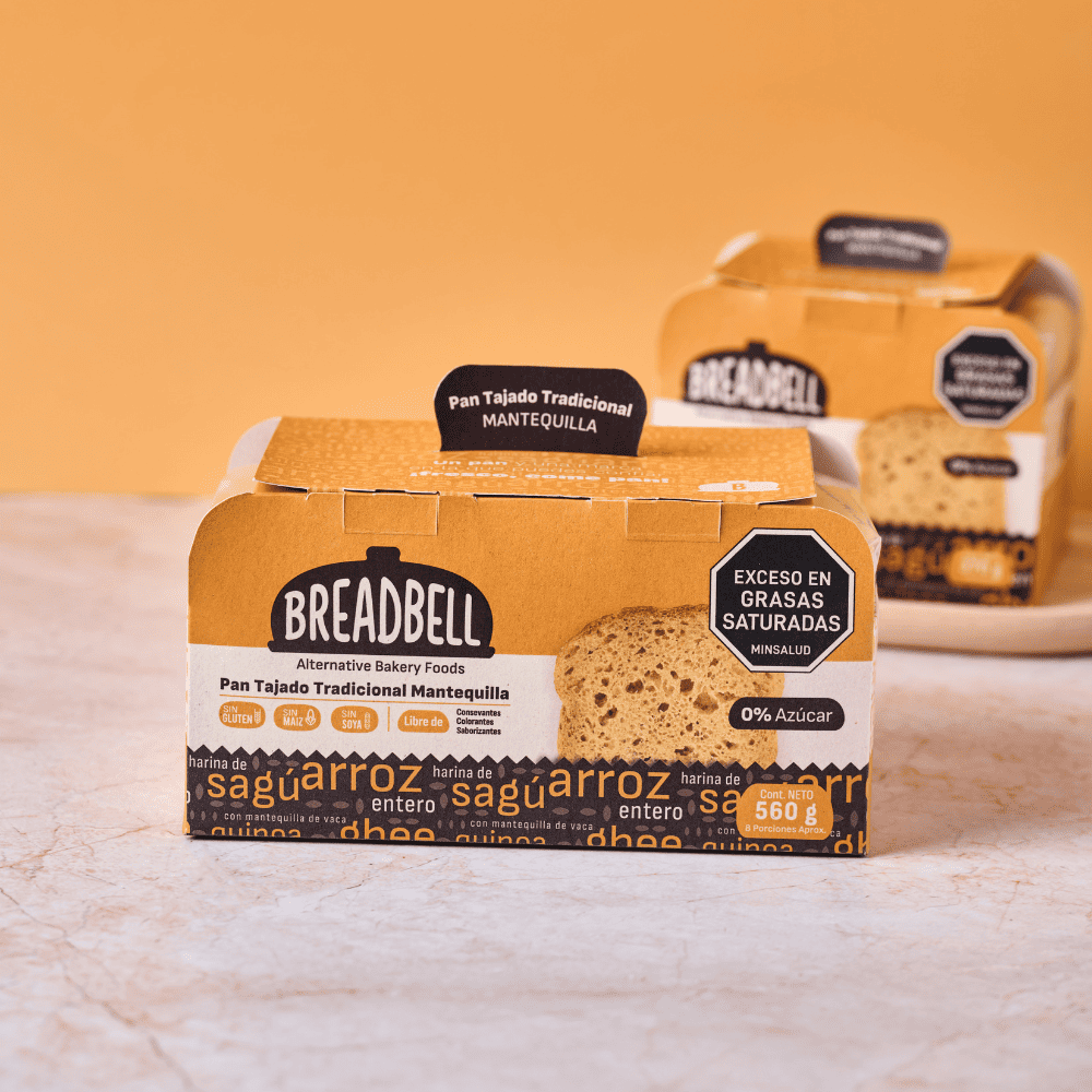 Pan tradicional mantequilla 100% Sin Gluten 560g
