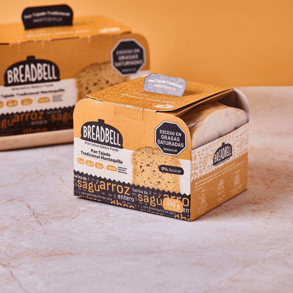 Pan tradicional mantequilla 100% Sin Gluten 370g