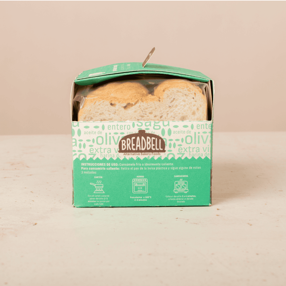 Pan original vegano 100% Sin Gluten 360g