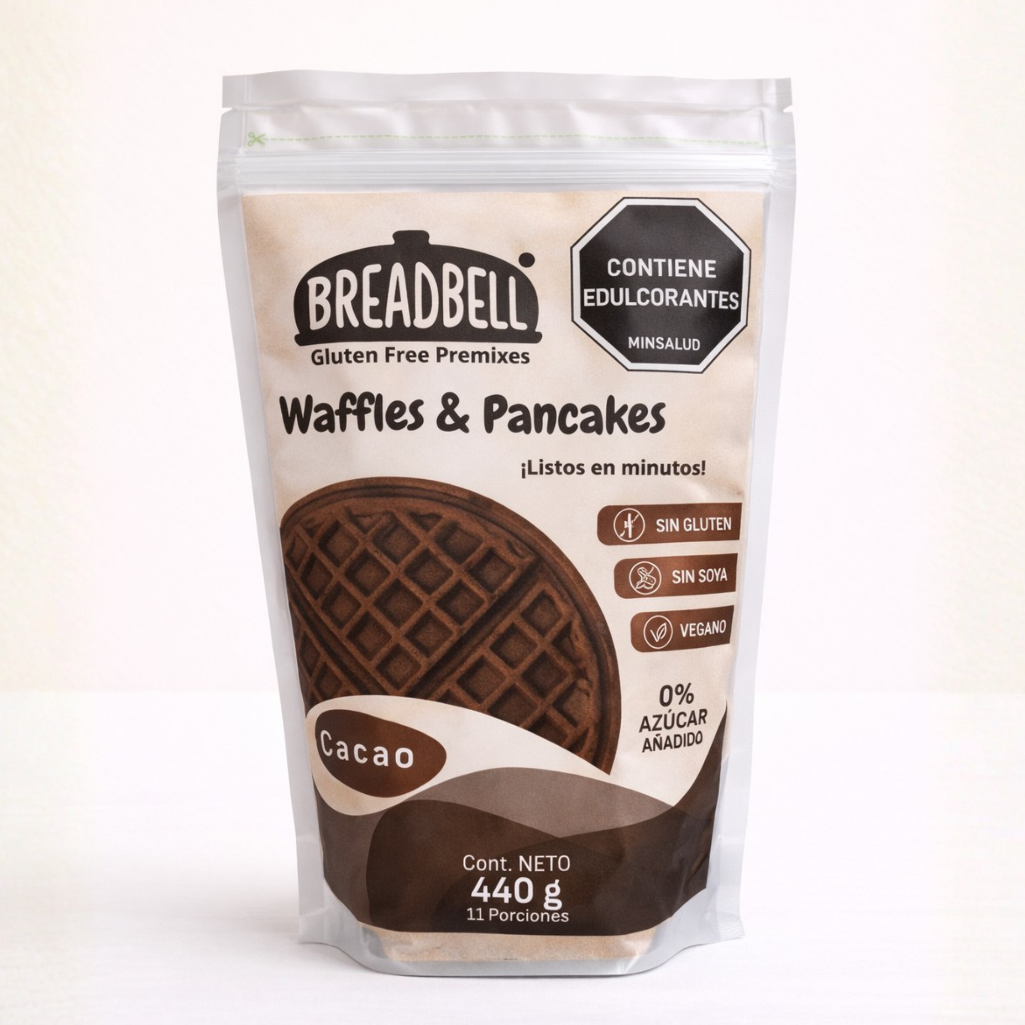 Premix Waffles & Pancakes Sin Gluten - Cacao