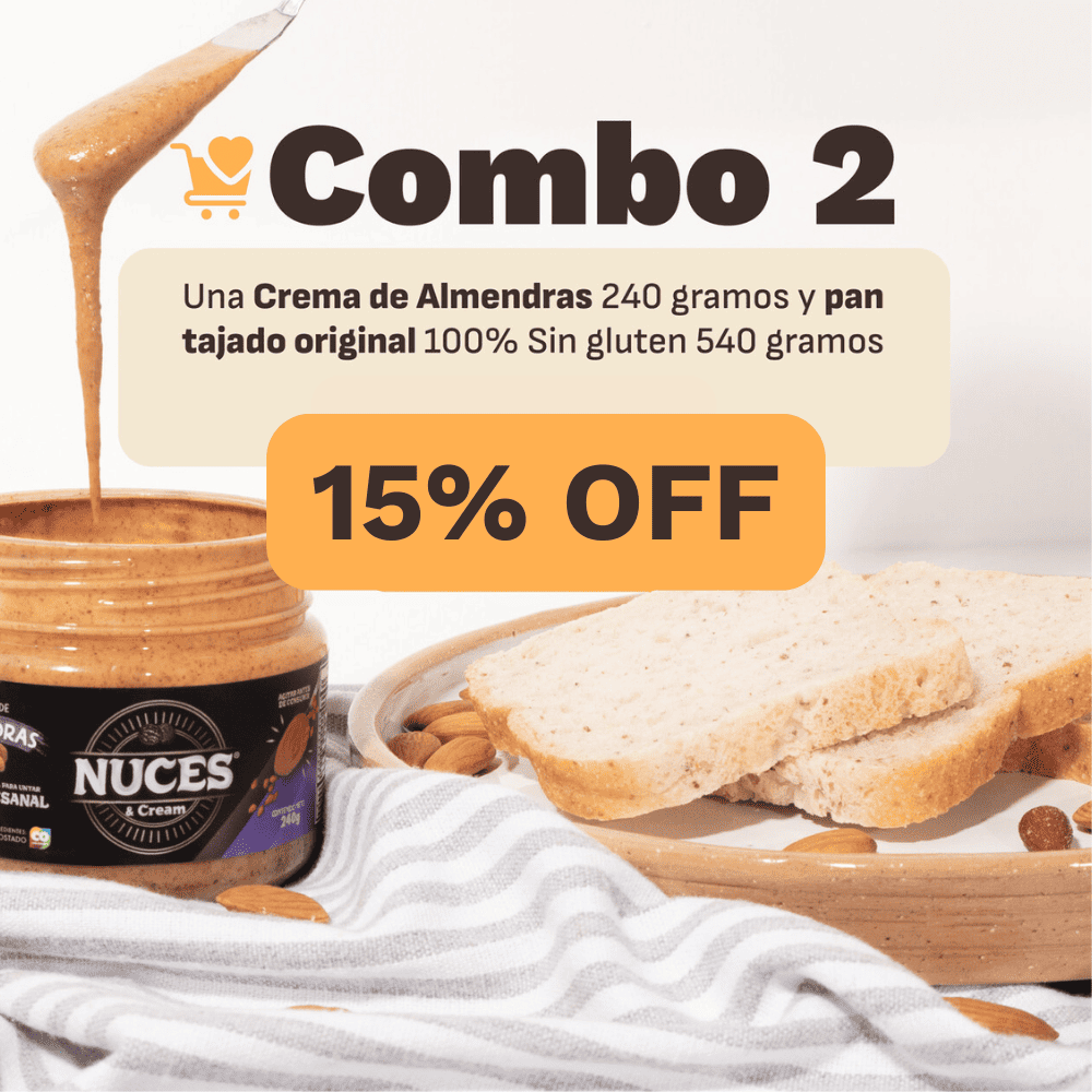 Pan original vegano 540g + Crema almendras 240g