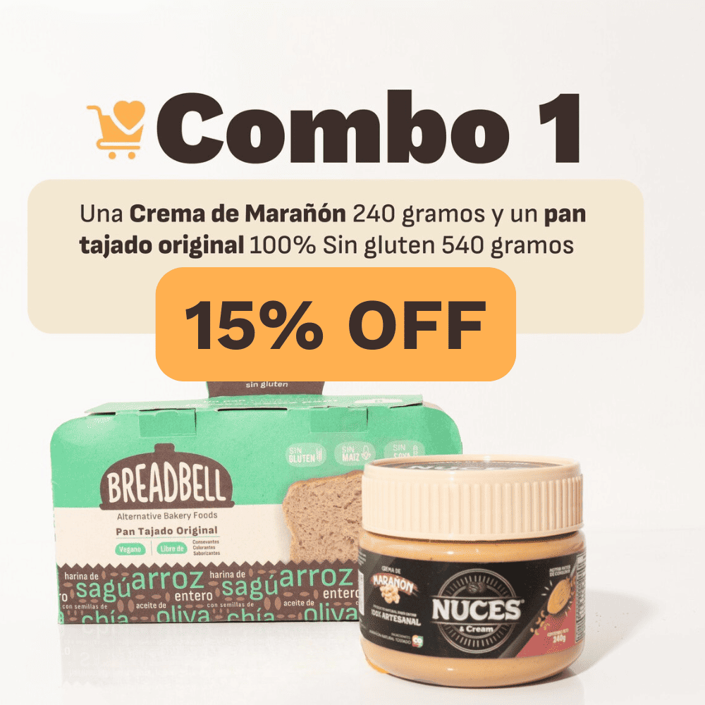 Pan original vegano 540g + Crema marañón 240g