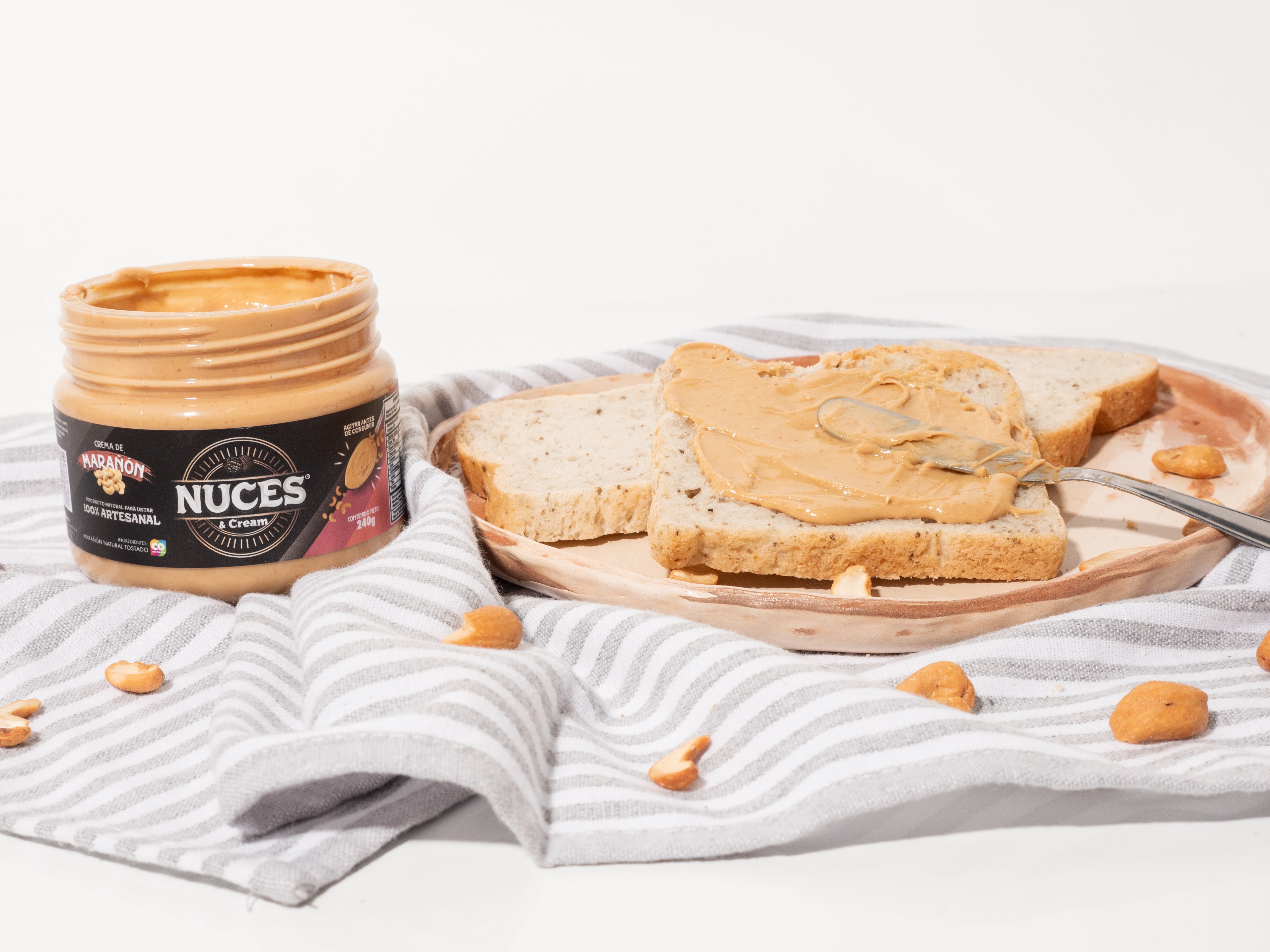 Pan original vegano 540g + Crema marañón 240g