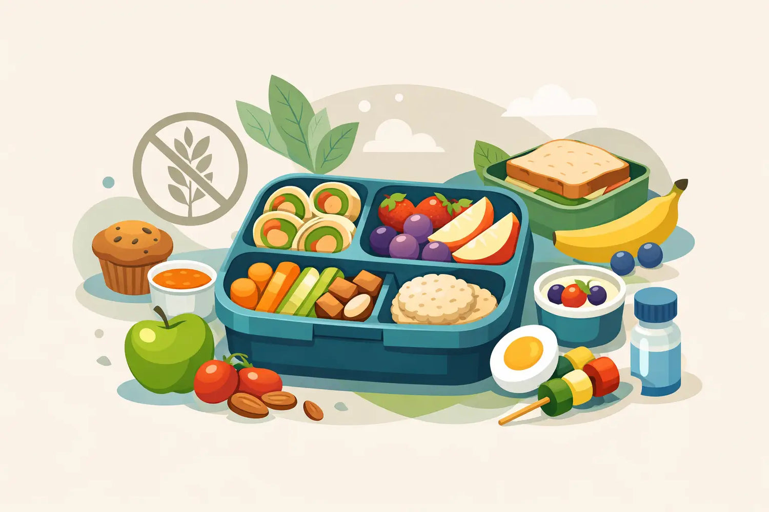12 ideas de loncheras sin gluten fáciles