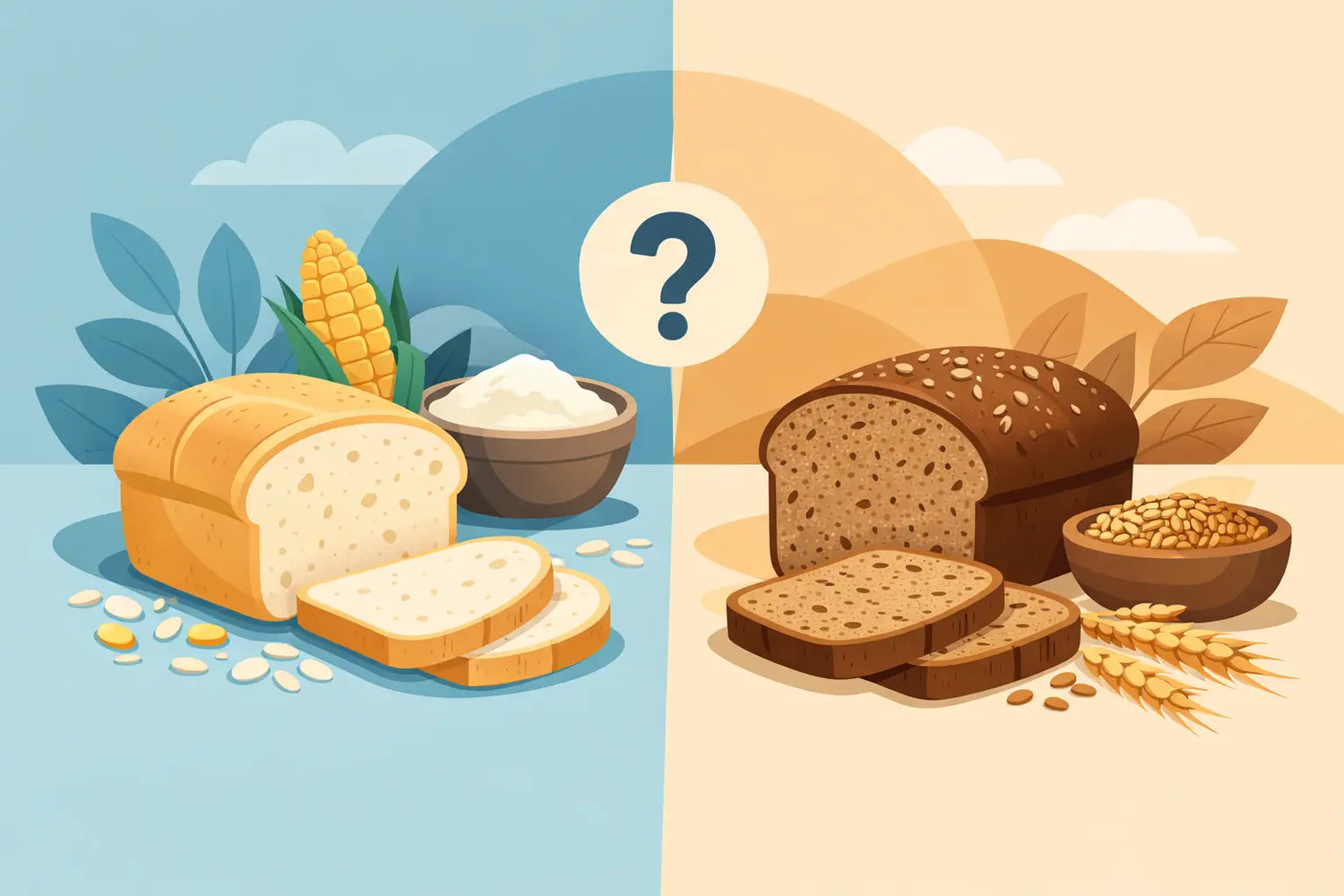 Pan sin gluten vs integral: cuál te conviene