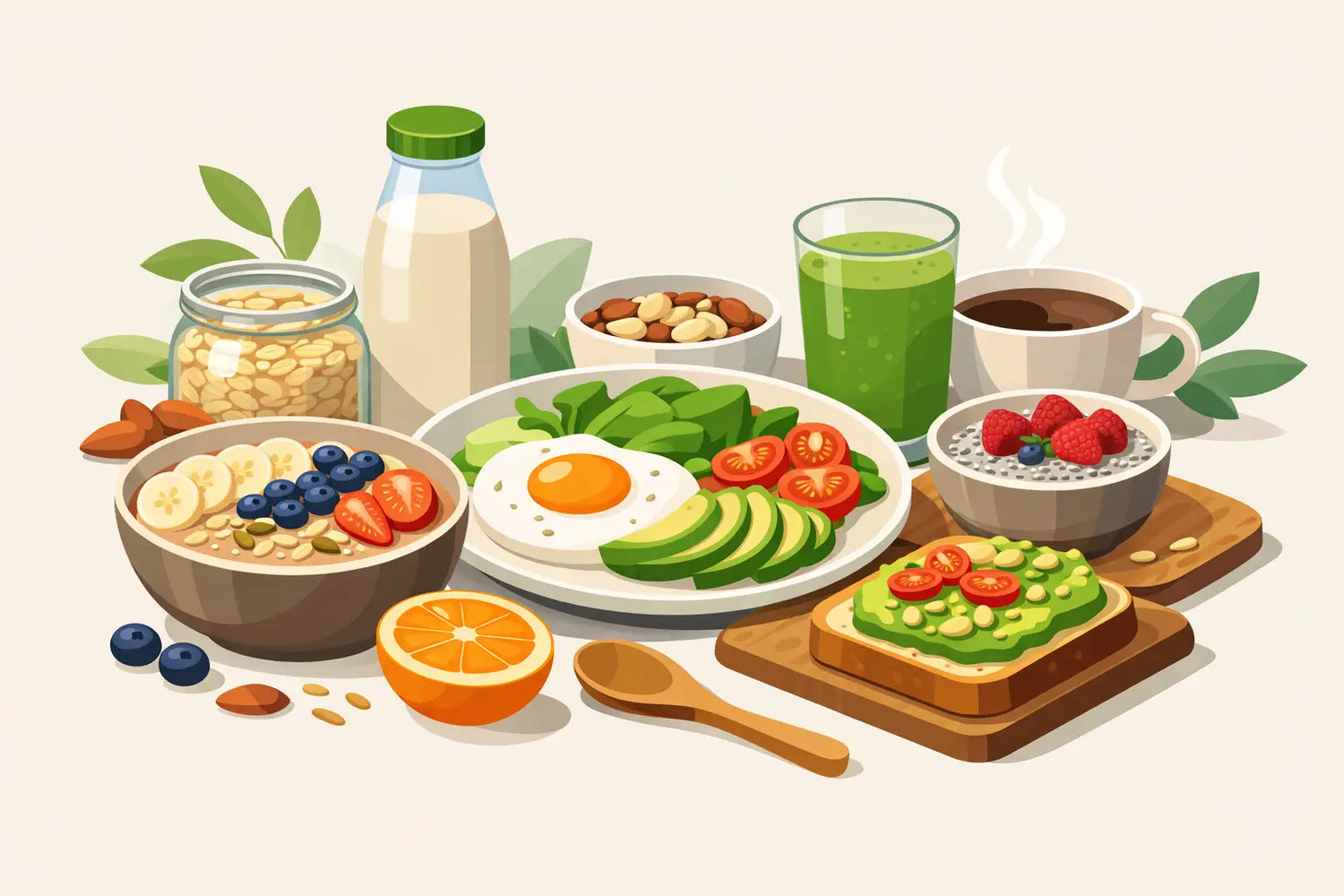 Cómo armar un desayuno funcional sin gluten