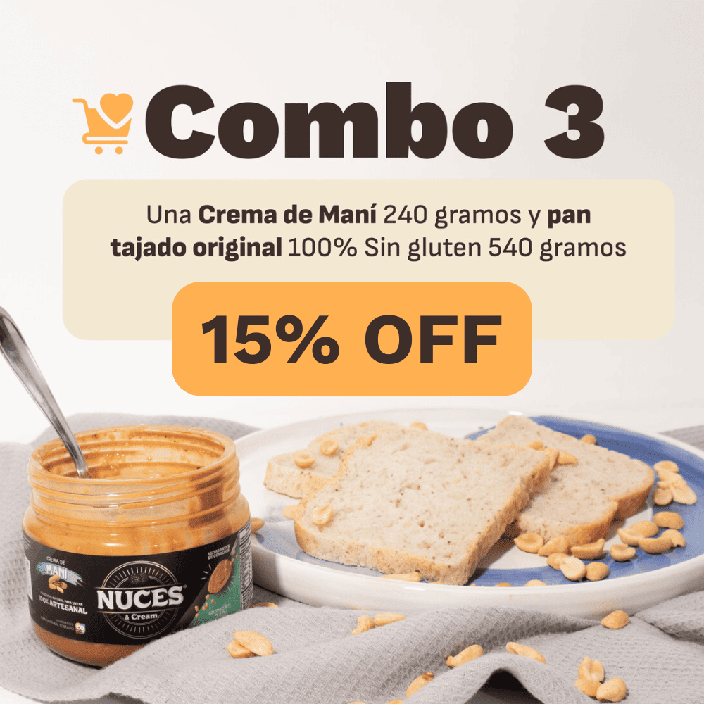 Pan original vegano 540g + Crema maní 240g